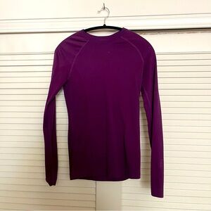 FIGS women's Deep Purple Salta Seamless - Longsleeve Underscrub - S /